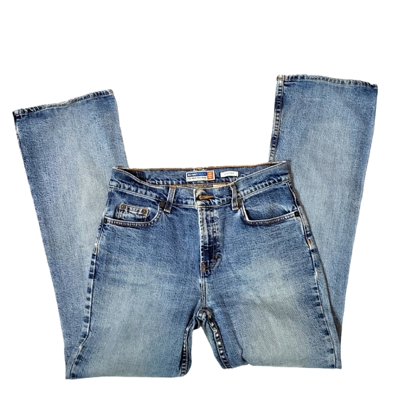 Old Navy Distressed Stretch Boot Cut Jeans - Picture 4 of 10